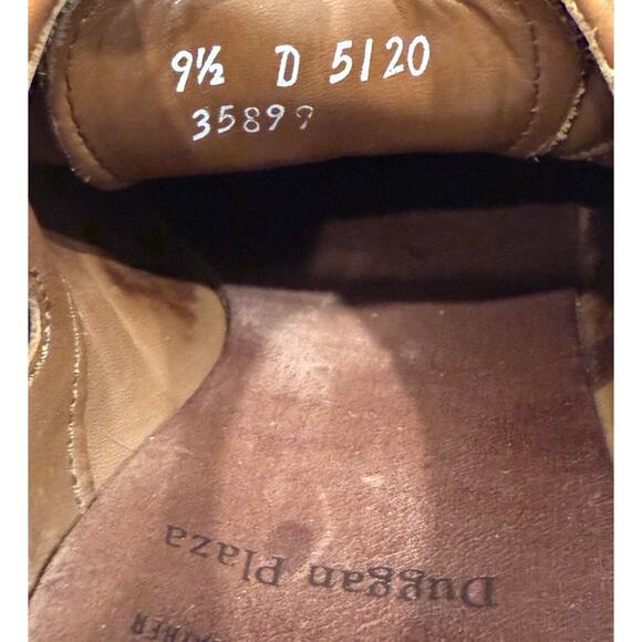 Allen Edmonds Duggan Plaza Men’s Tan Captor Cap Oxford Shoes 9.5D Made in USA